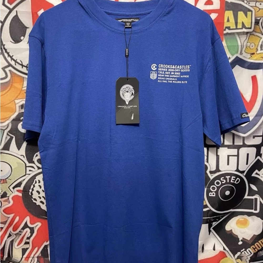 Crooks & Castles Blue Men's Shirt